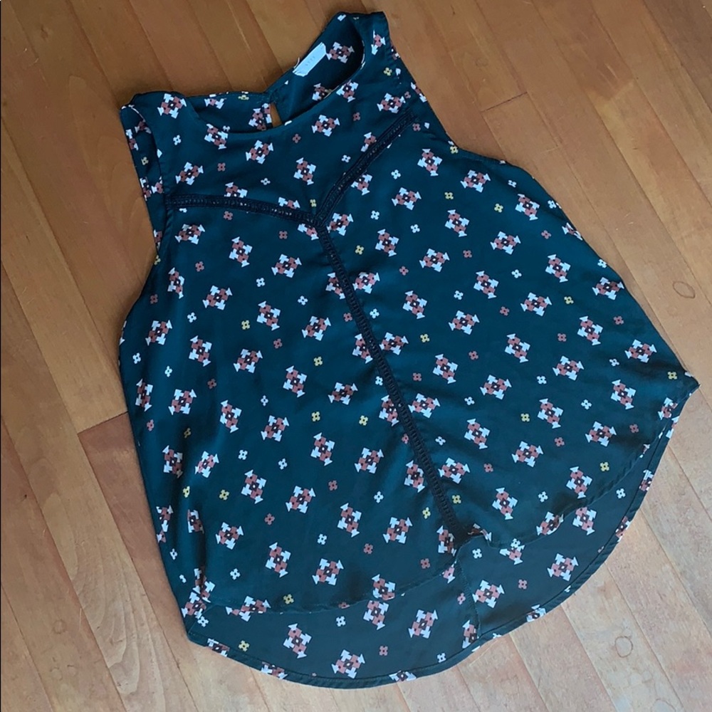 Lush Keyhole Blouse